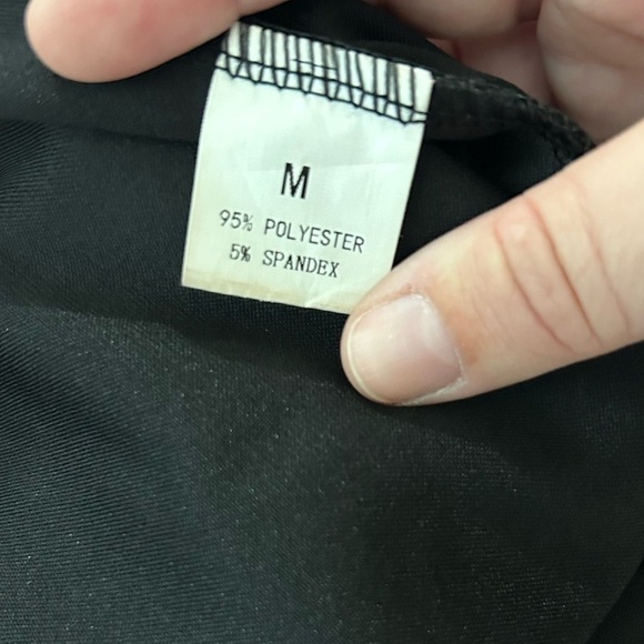 Nikki Lund Joy Black Long Sleeve Wide Leg Jumpsuit SIZE MEDIUM - Picture 9 of 9